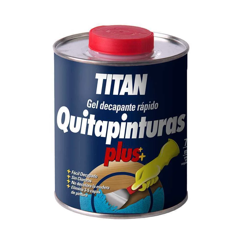 Gel Decapante Removedor de Tintas Plus 0,750l Titan 05d000134