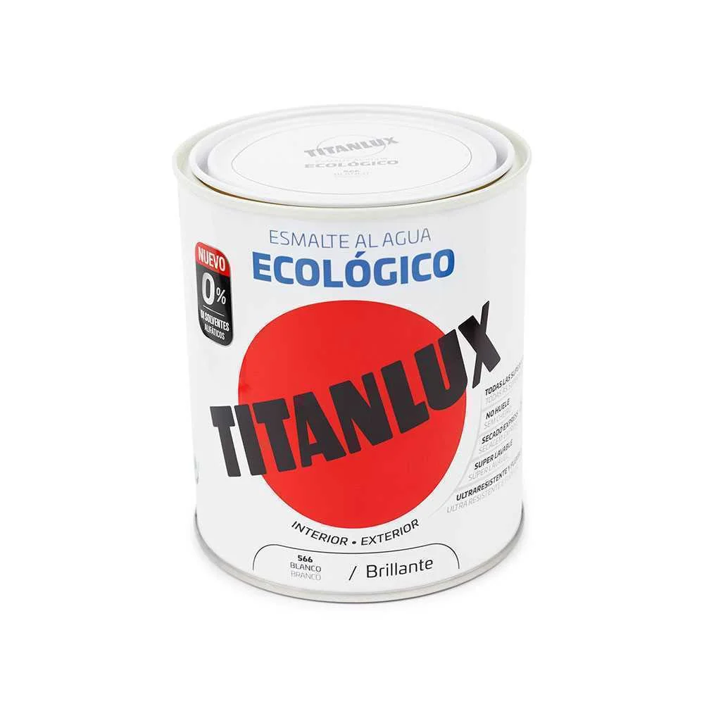 Esmalte Ecol&oacute;gico &agrave; Base de &Aacute;gua Brilhante Branco.