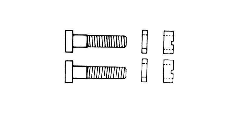 Conjunto de 10 Parafusos
