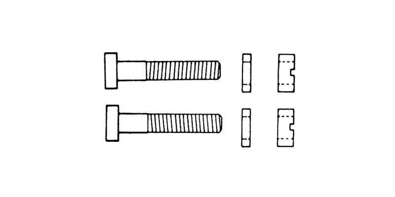 Conjunto de 10 Parafusos