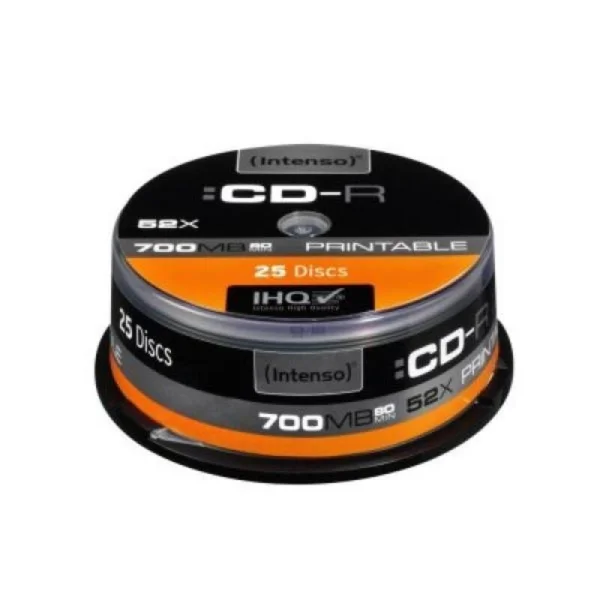 Cd-R Printable Intenso 1801124 52x 700 Mb 25 Pcs 
