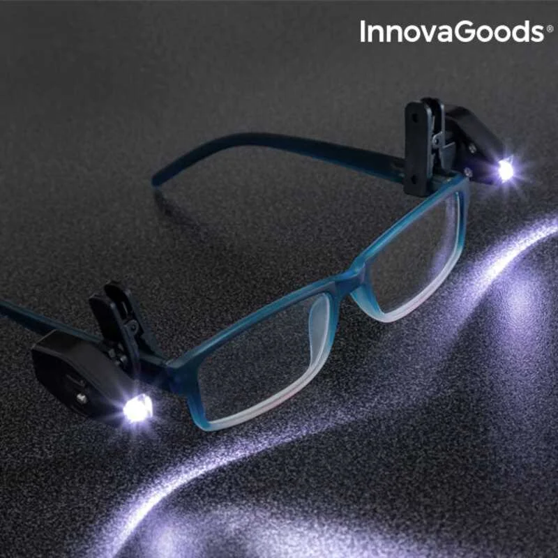 Clipe LED para &Oacute;culos 360&ordm; Innovagoods 2 Unidades 