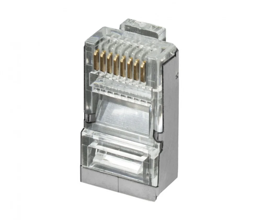 Conector Modular Rj45 3 M&iacute;crons Ftp Cat.6
