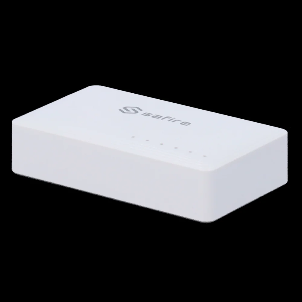 Safire - Switch de Mesa - 5 Porta Gigabit - Velocidade 10/100/1000 Mbps - Plug &Amp; Play - Tecnolog