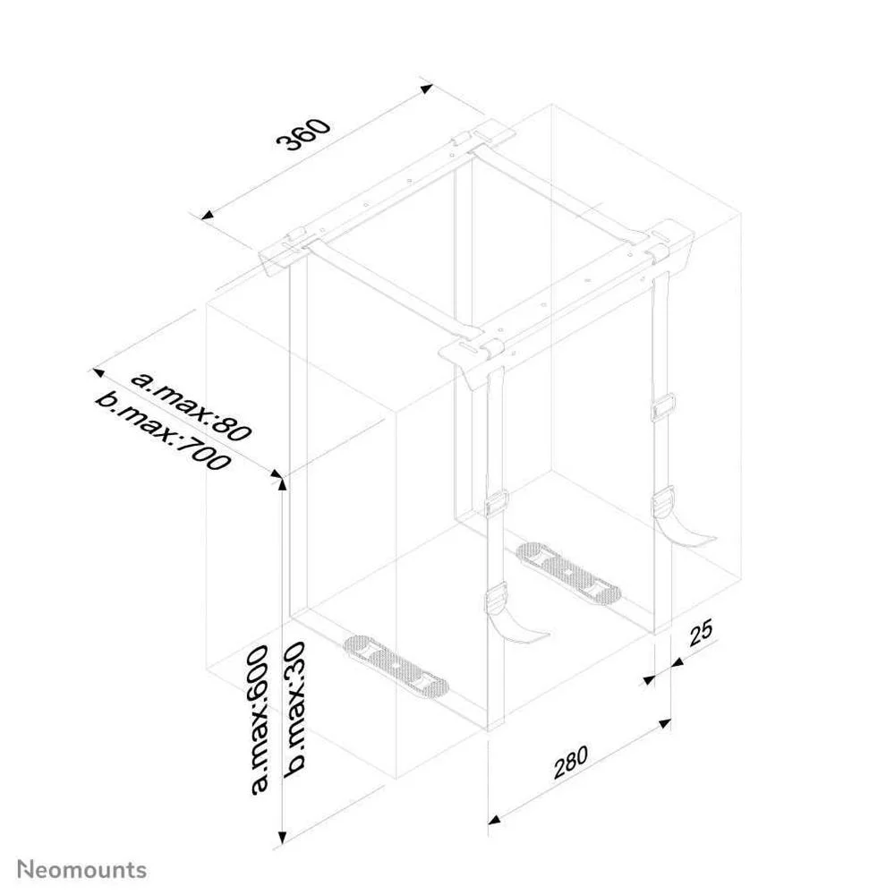 Neomounts By Newstar Cpu-D025 Suporte de CPU Mont.