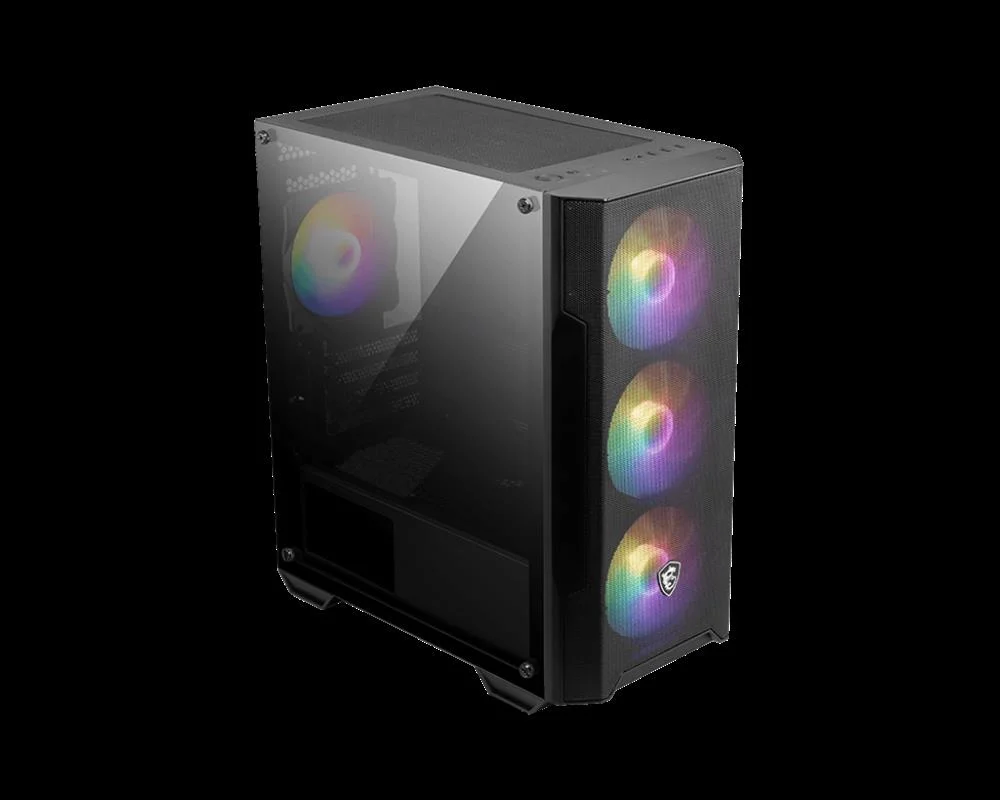 Caixa Gaming Msi Mag Forge M100a Matx 1xusb3.2 RGB Preto