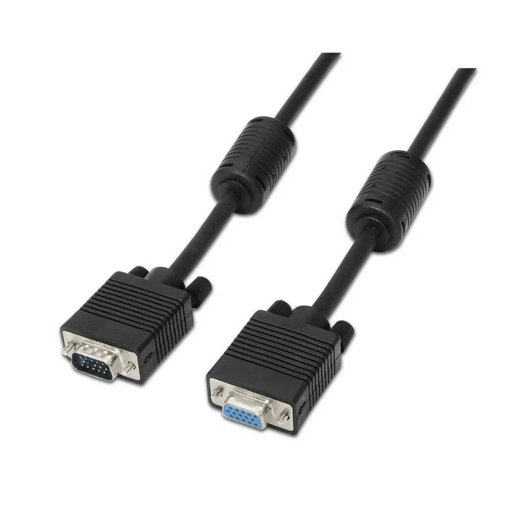 Cable Con Ferrita Svga Hdb15 Aisens 1.8m Negro