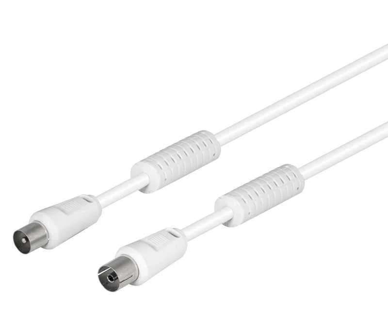 Cabo de Antena Coaxial Nimo C/Filtro 1.5m Branco