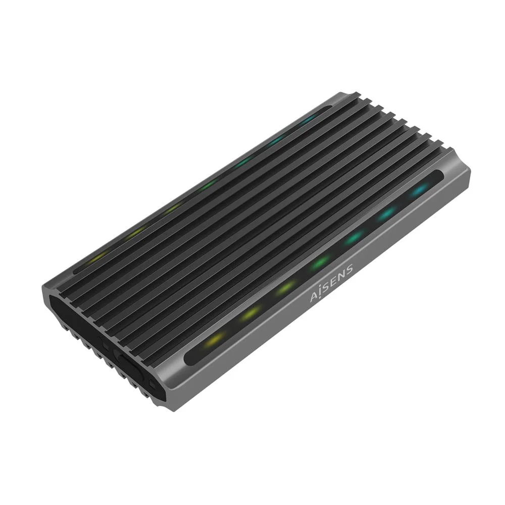 AISENS ASM2-RGB011GR CAIXA PARA DISCOS R&Iacute;GIDOS CO.