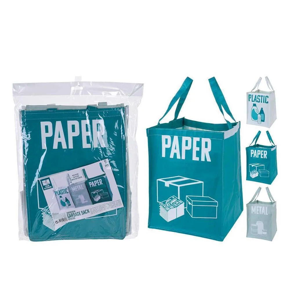 Bolsas de Desechos de Metal de Pl&aacute;stico En Papel .