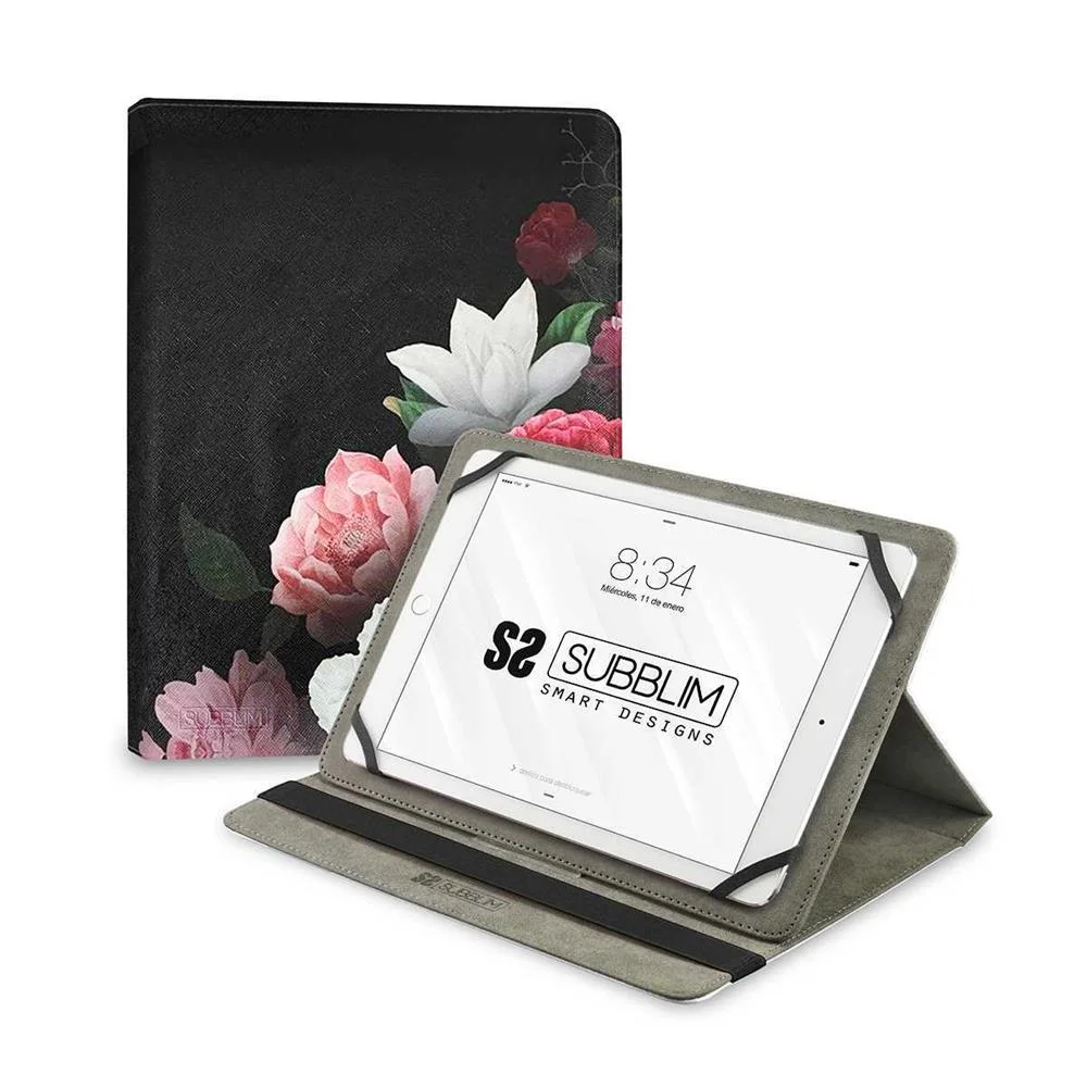 Subblim Funda Tablet Universal Trendy Case Rosas .