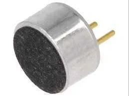 C&eacute;lula Microfone &Oslash;9,7x5,2mm; 2,2kO; 0,8mA; 1,5&divide;10V