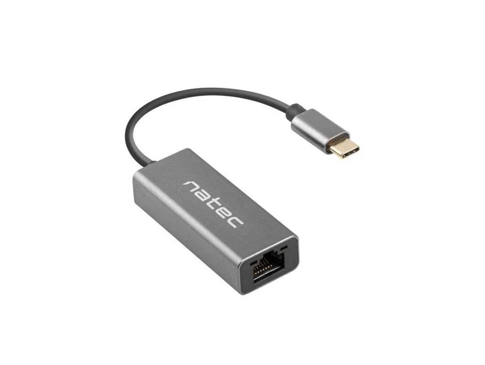 Adaptador Natec Cricket Usb-C 3.1 a Ethernet Rj45.