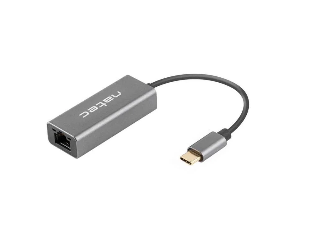 Adaptador Natec Cricket Usb-C 3.1 a Ethernet Rj45.