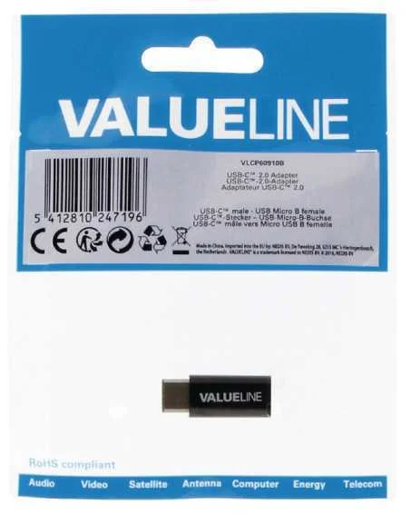 Adaptador Usb 2.0 Micro Para Usb C