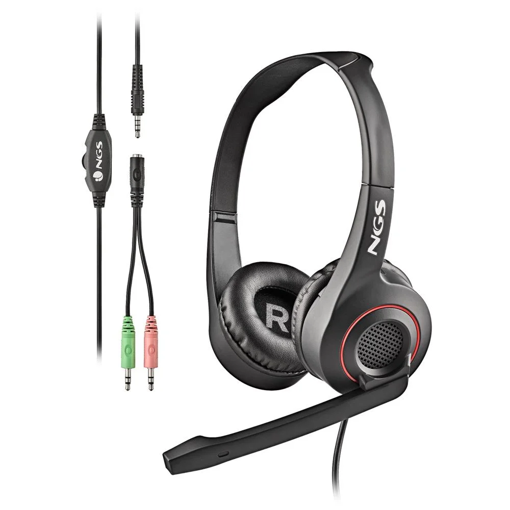 Auscultadores Headset Msx 10 Pro Preto - Ngs