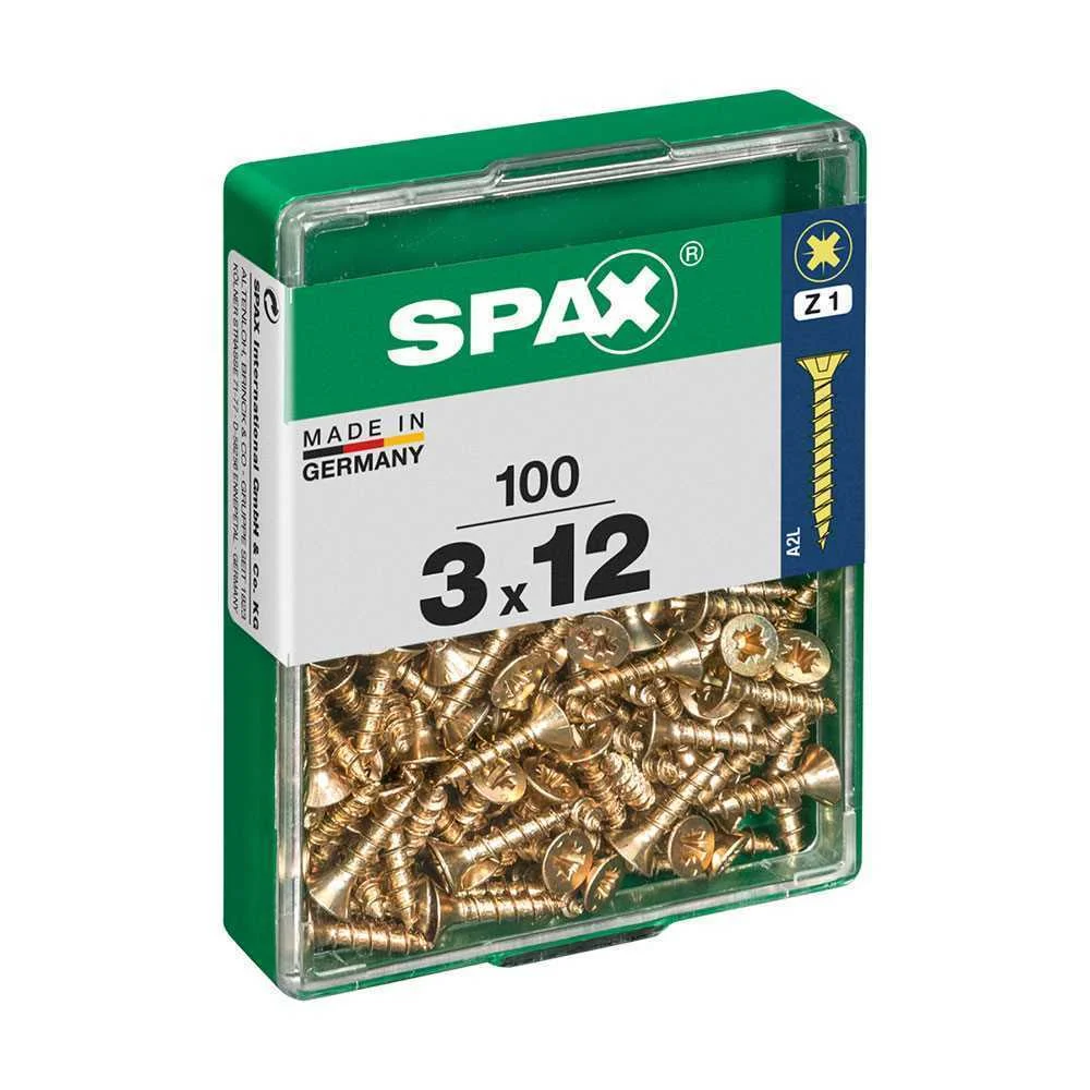 Spax 4081020300122 Parafuso/Porca 12 Mm 100 Unida.