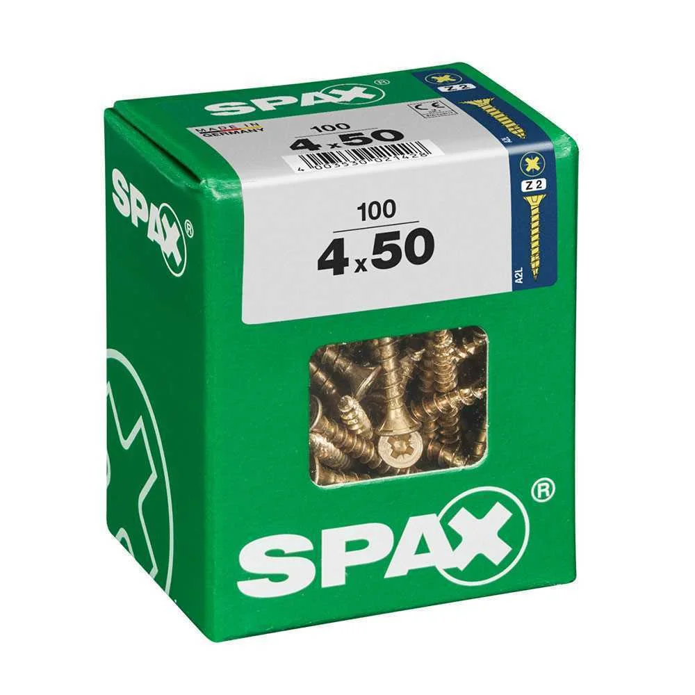 SPAX 4081020400507 PARAFUSO/PORCA 50 MM 100 UNIDA.
