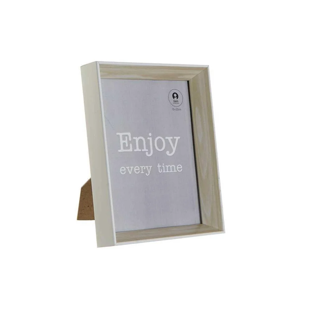 Moldura de Fotos DKD Home Decor Natural Branco PS.