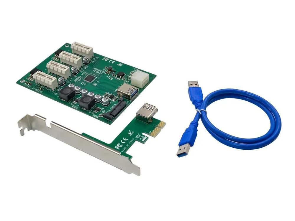 Conceptronic Pci Express Card Pcie X1 To 4 Pcie X1 Expan.Kit