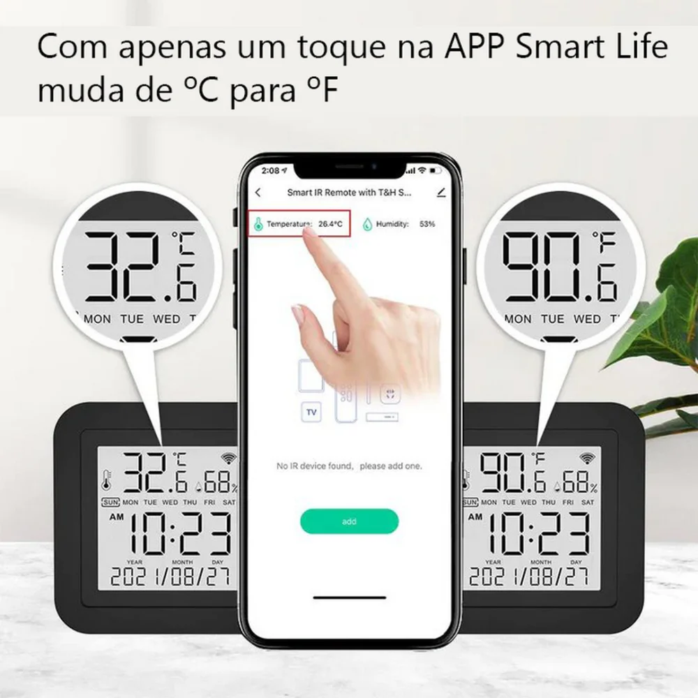 Sensor de Temperatura Y Humedad de Wi-Fi + Ir