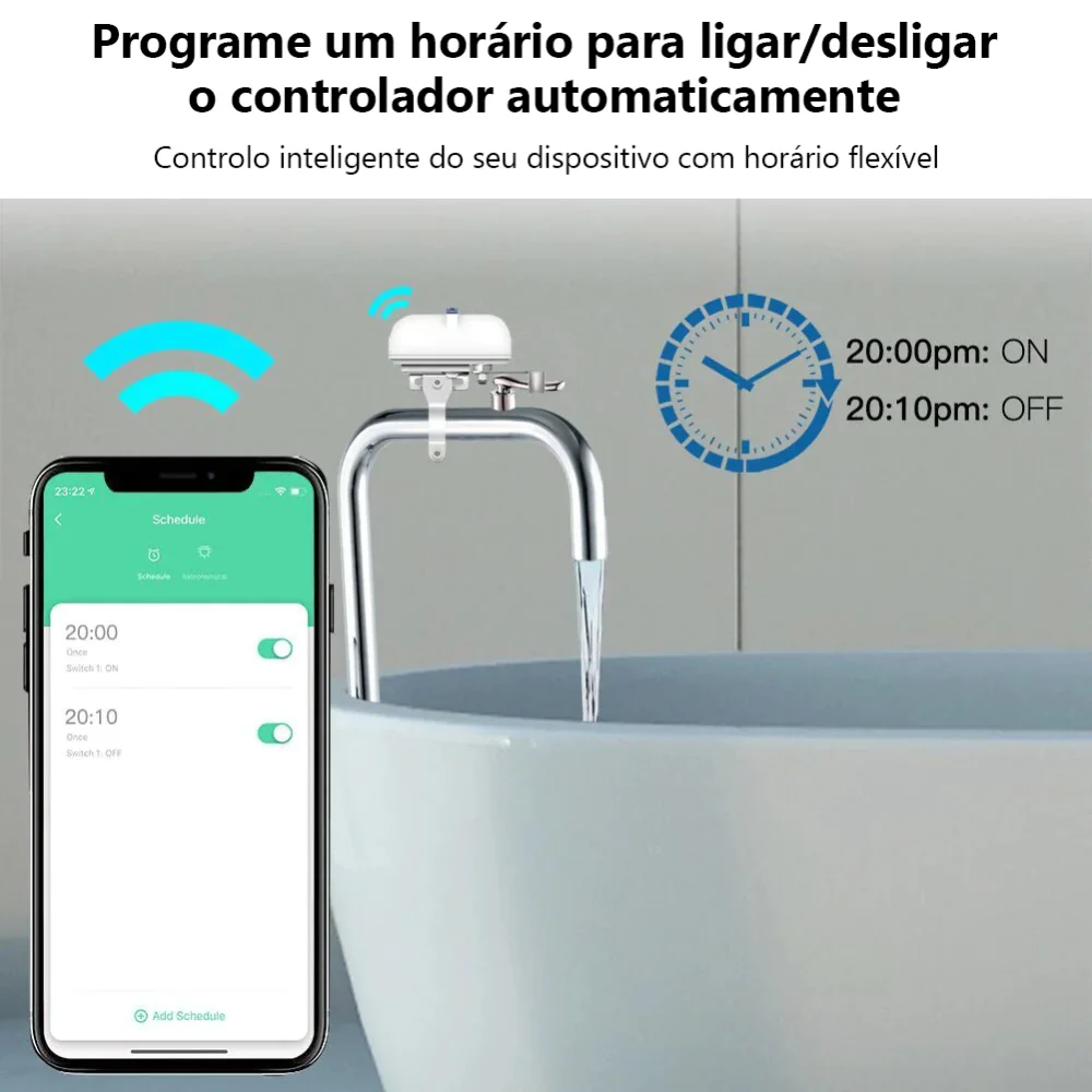 V&aacute;lvula para abrir e fechar torneiras