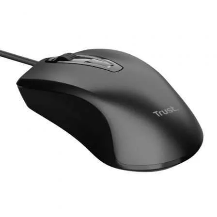 Rat&oacute;n Trust Basics Wired Mouse/ Hasta 1200 Dpi
