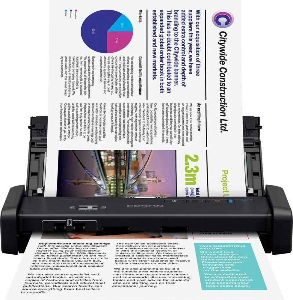 Scanner Epson Port&aacute;til Ds-310