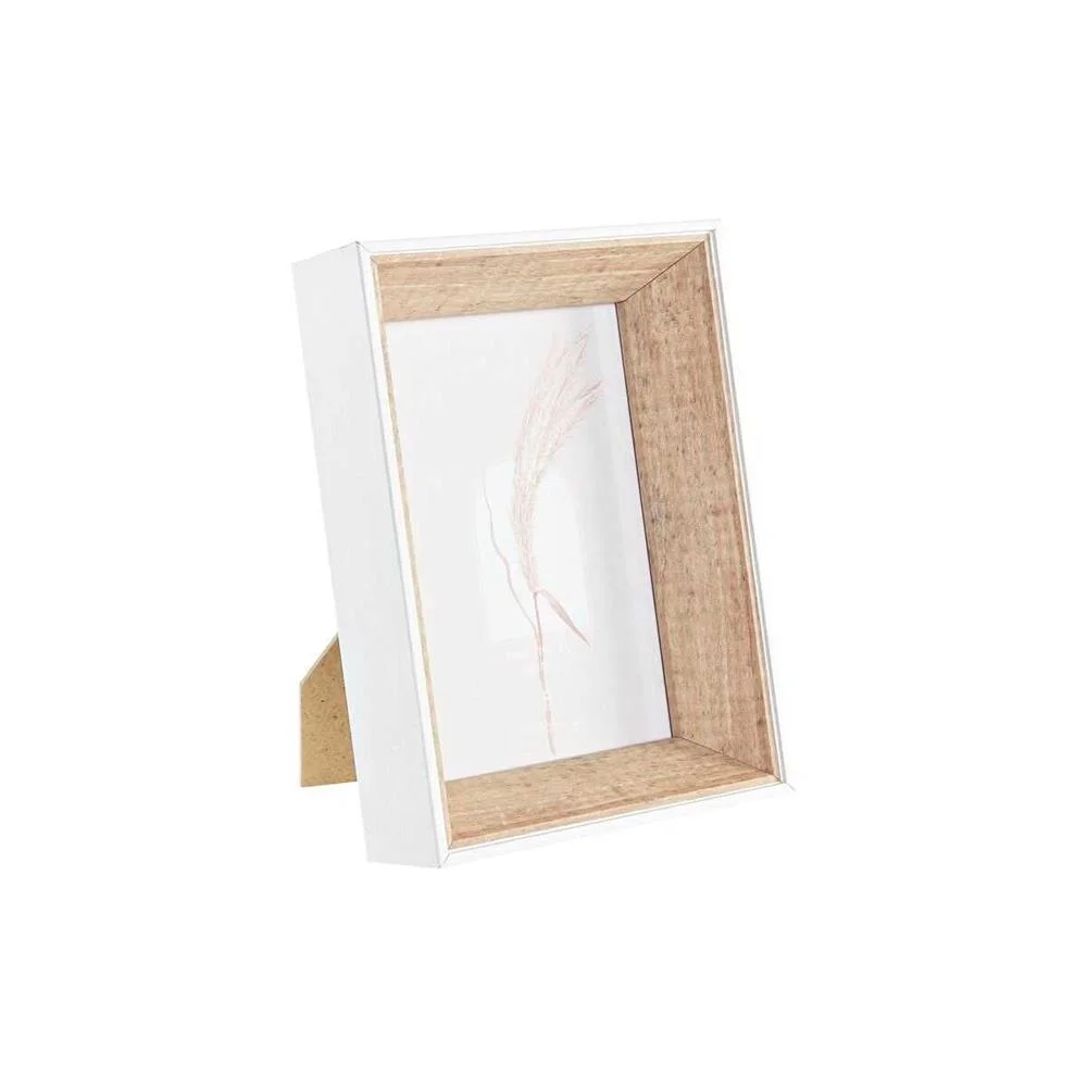 Moldura de Fotos Dkd Home Decor Cristal Mdf Branc.