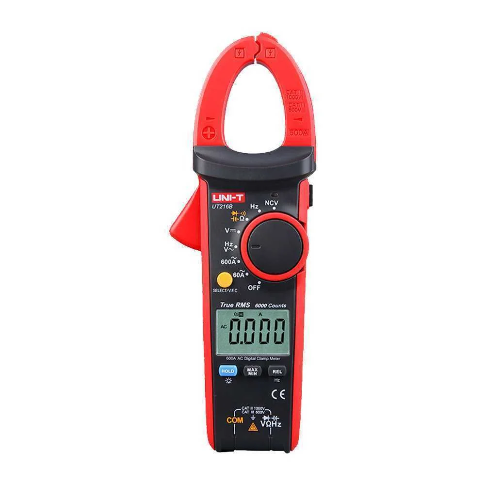 Pinza amperim&eacute;trica - Pantalla LCD de hasta 6000 .
