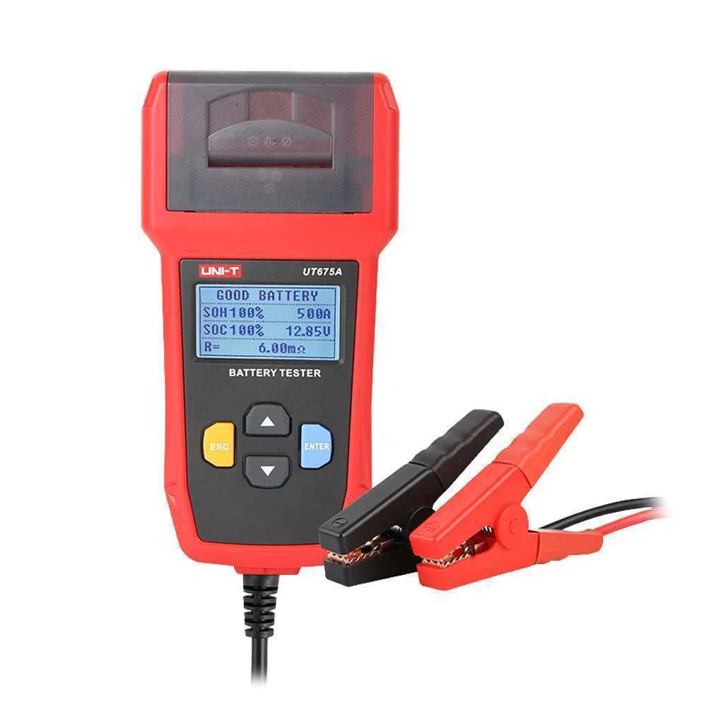 Tester de bater&iacute;as - Mide capacidad, voltaje, res.
