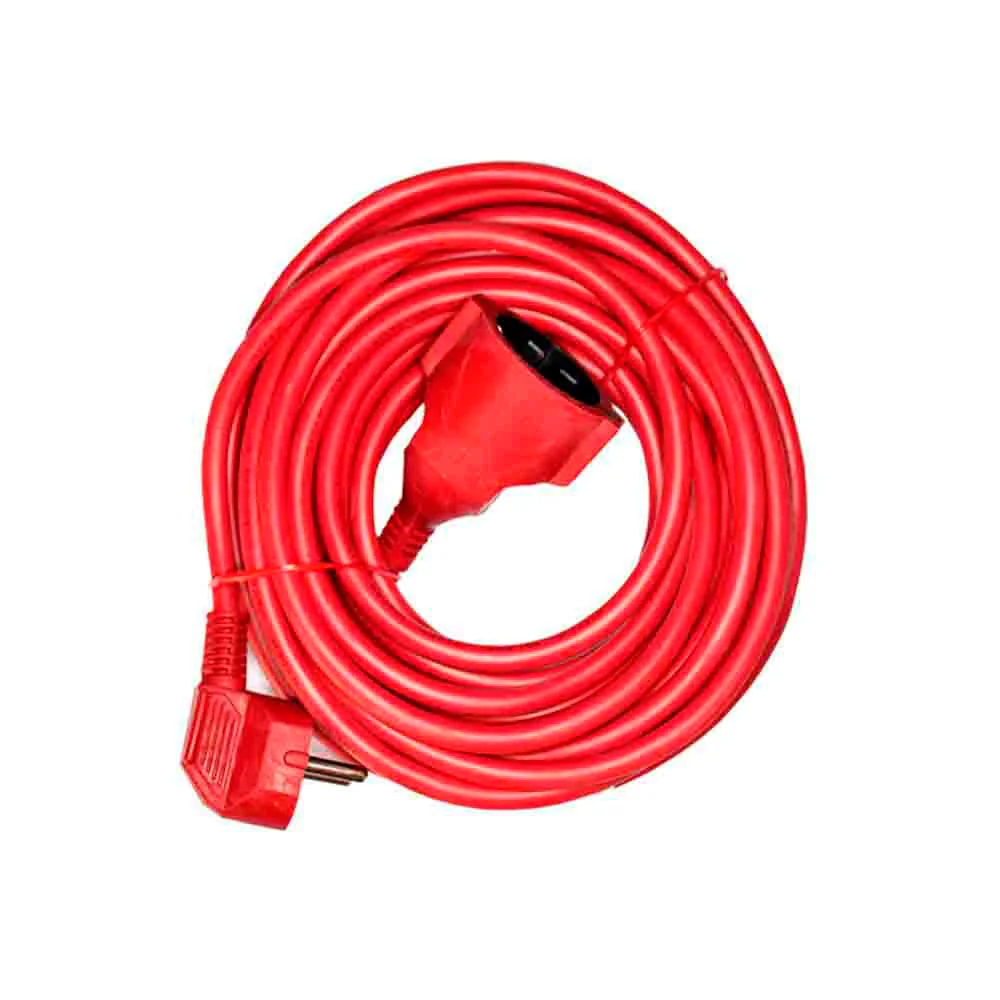 Extens&atilde;o de Cabo T/Tl 15m 3x1,5mm Vermelho Edm