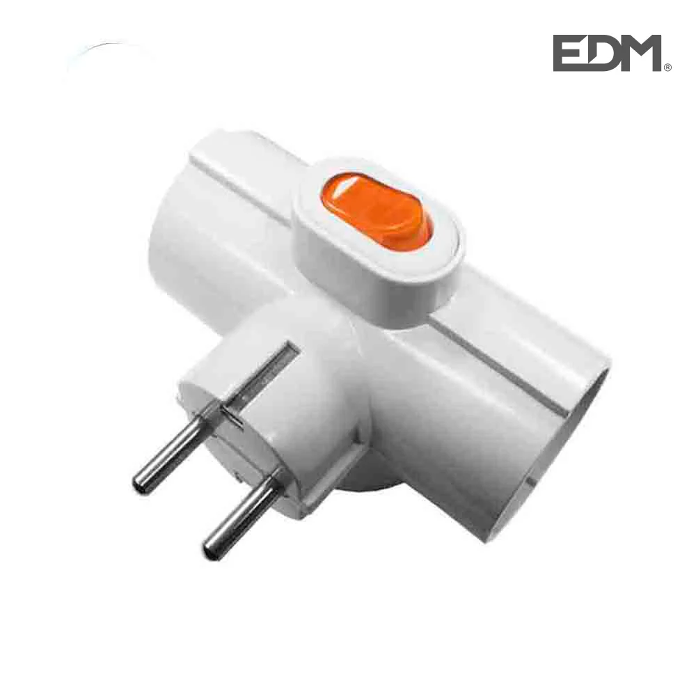 Ficha Tripla 3 Tomadas com Interruptor T/Tl 16a 2.