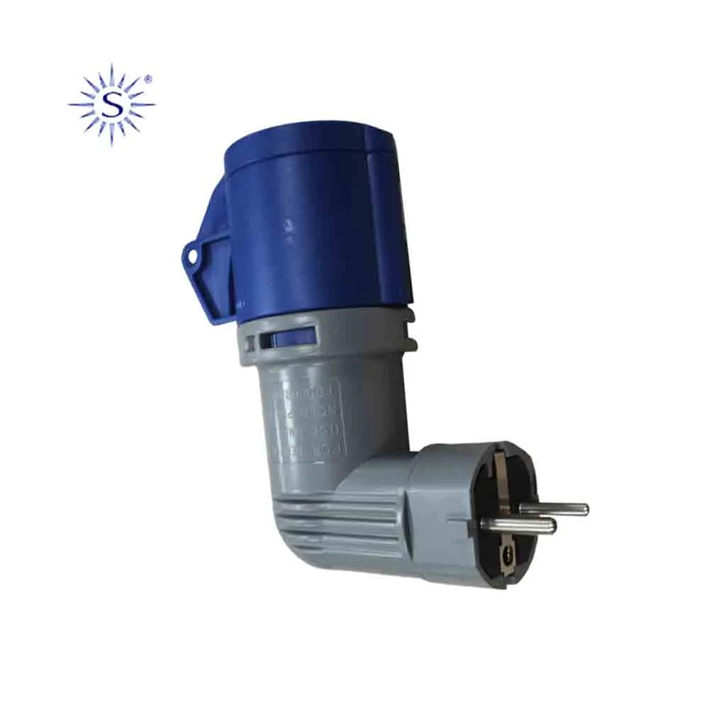 Ficha Adaptador Schuko a Cetac  2 P+T 16a Solera