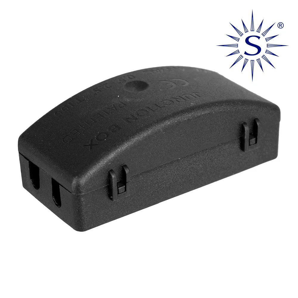 Caixa de Conex&atilde;o para Lumin&aacute;rias Ip20 Vacia Black Series Solera (Retractilado) Bk-L