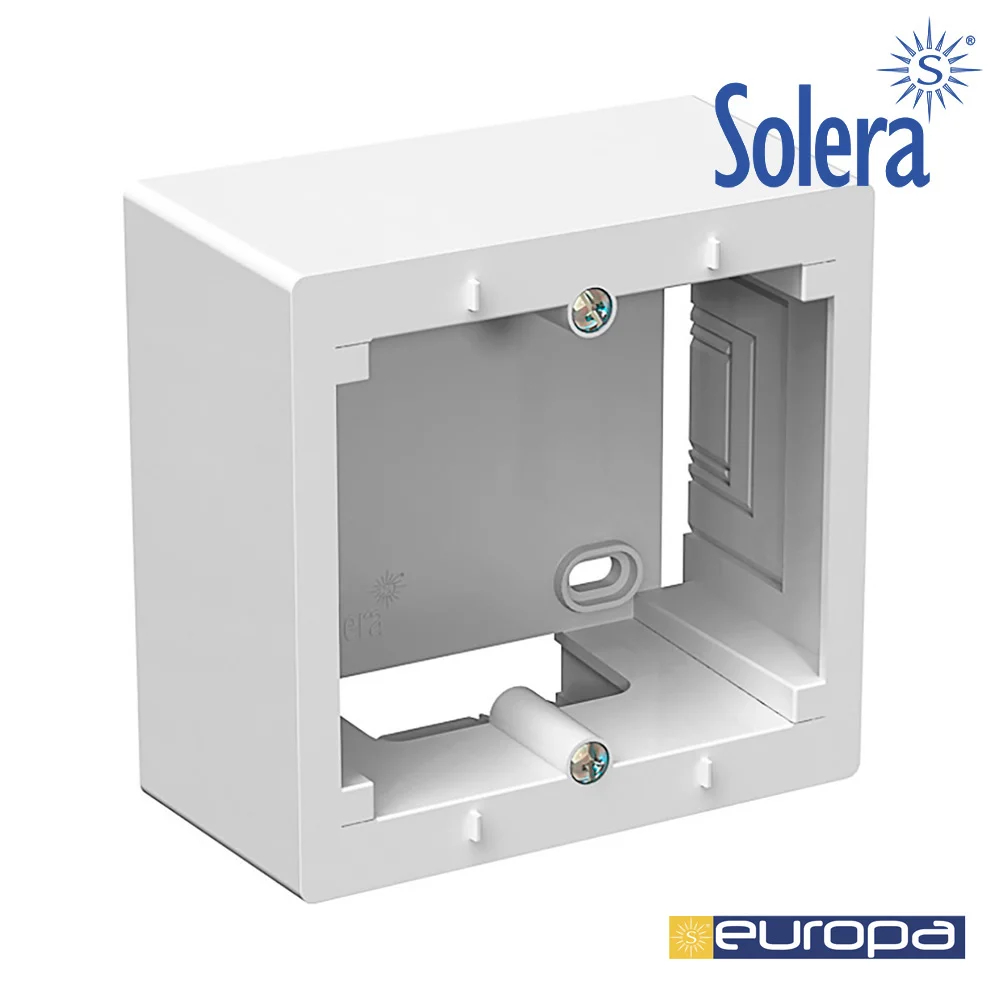 Caixa para Montagem em Superf&iacute;cie da S.Europa Sol.
