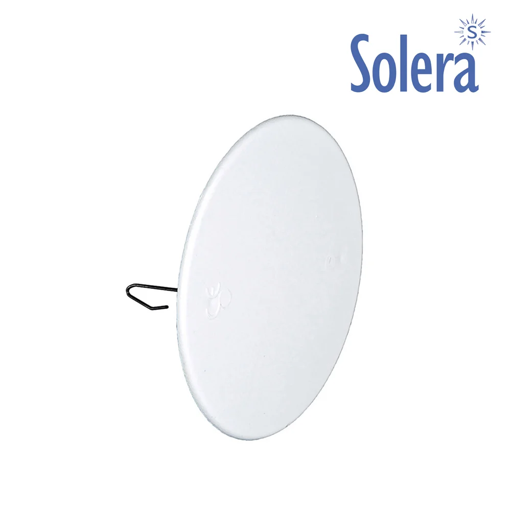 Tampa Redonda &Oslash;113mm para Caixa &Oslash;100mm Garra Metalica Solera 15