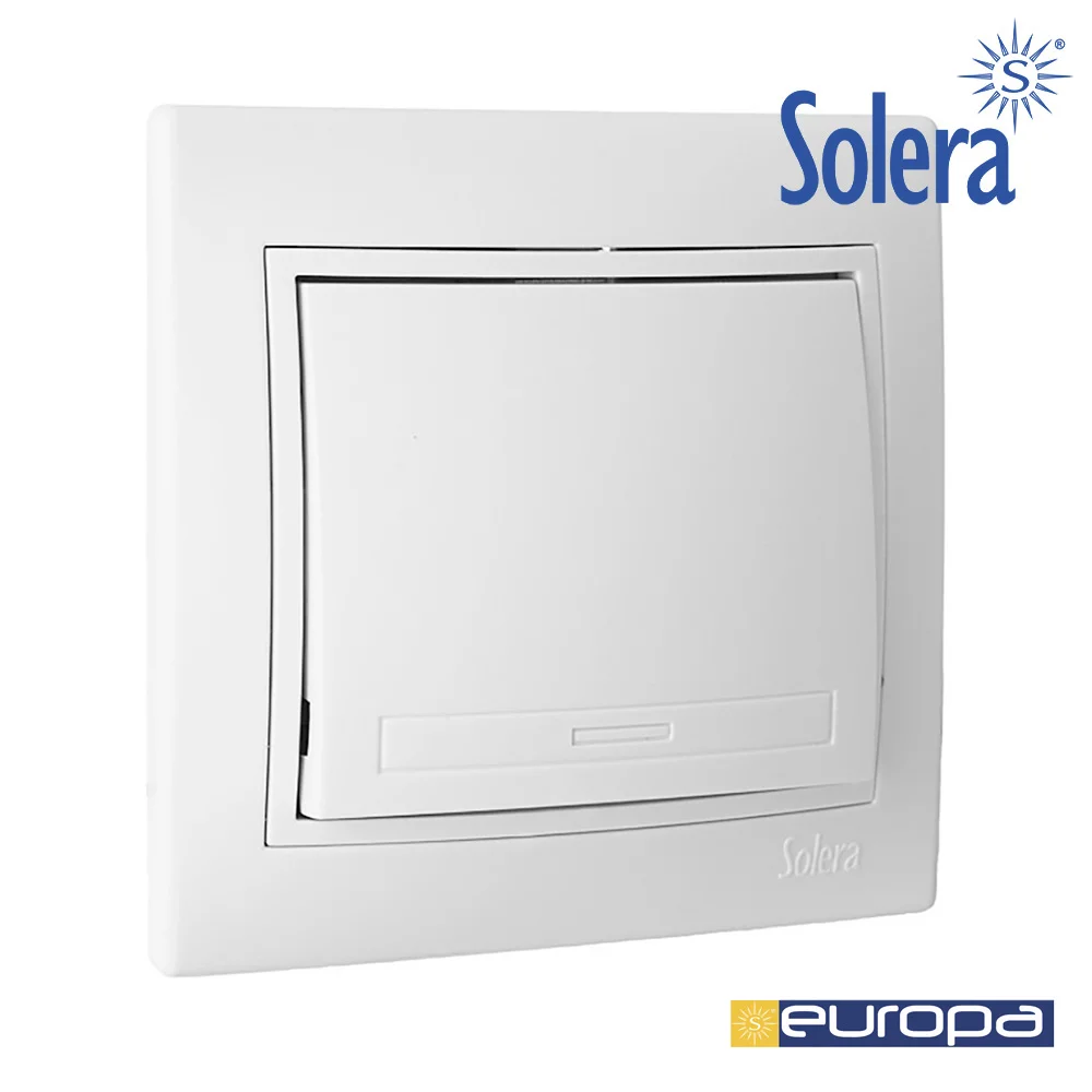 Interruptor/Comutador 10ax 250v S&eacute;rie Europa Solera Erp02u