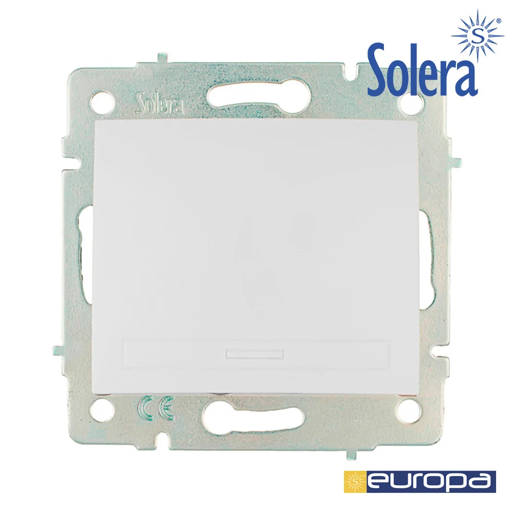 Interruptor Bipolar 10ax 250v S&eacute;rie Europa Solera Erp22qc