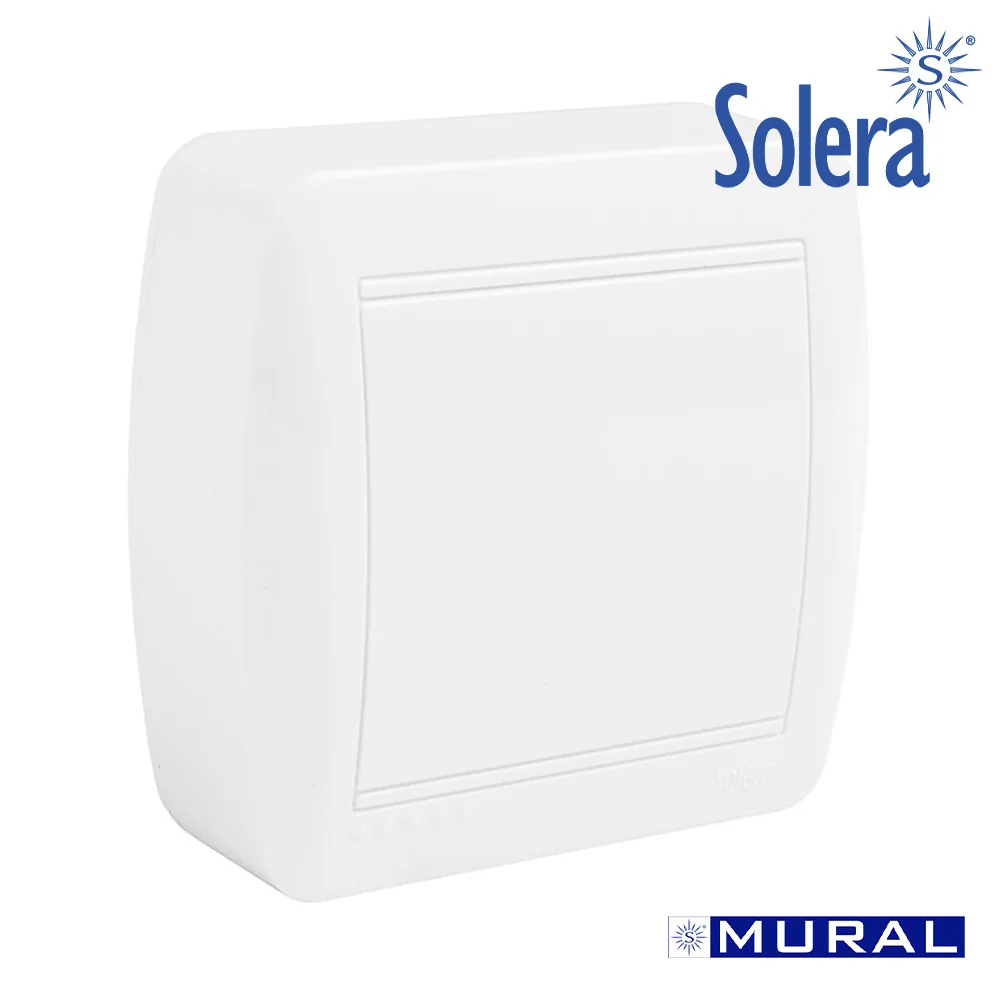 Caixa de Uni&atilde;o e Deriva&ccedil;&atilde;o 74x72x28mm Superficie Mural Solera Mur62u