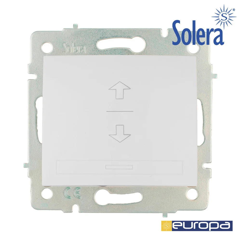 Interruptor para Estores 10a 250v Branco S&eacute;rie Europa Solera Erp21