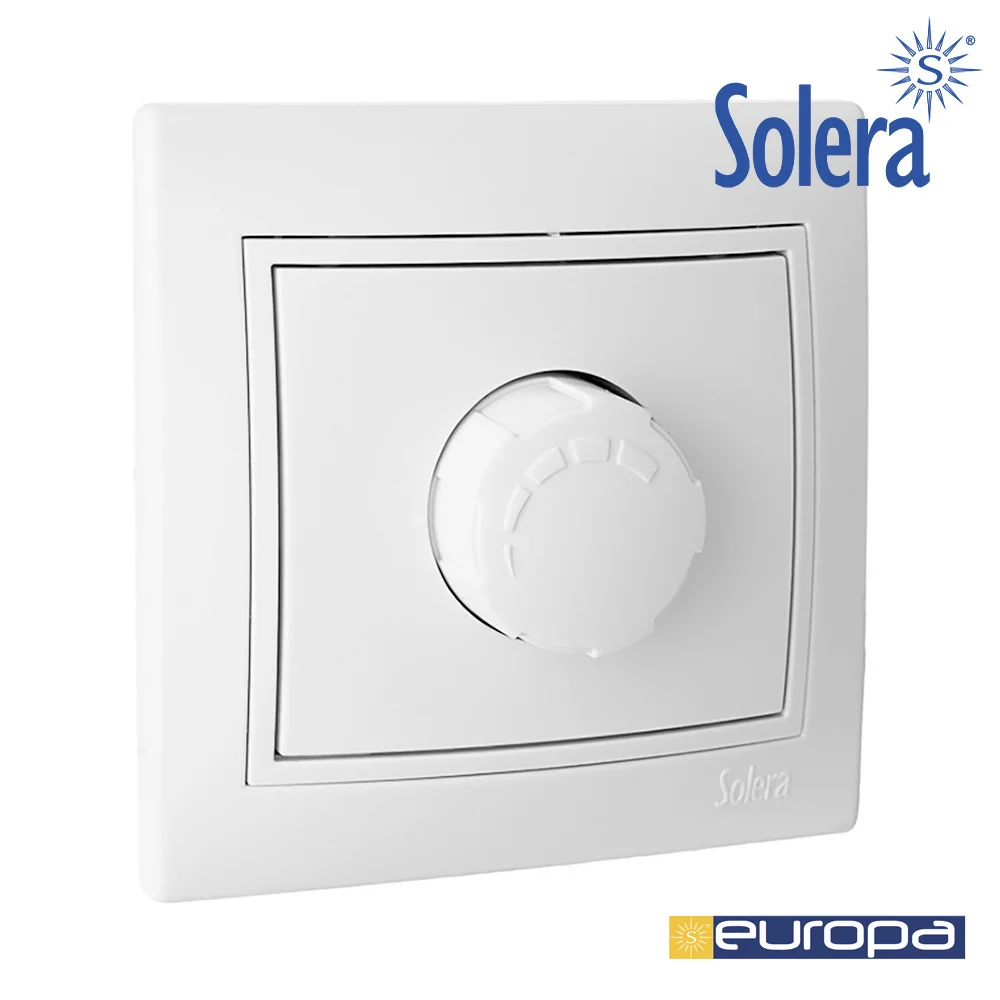 Regulador LED Branco 10a 250v S&eacute;rie Europa Solera Erp31ledu