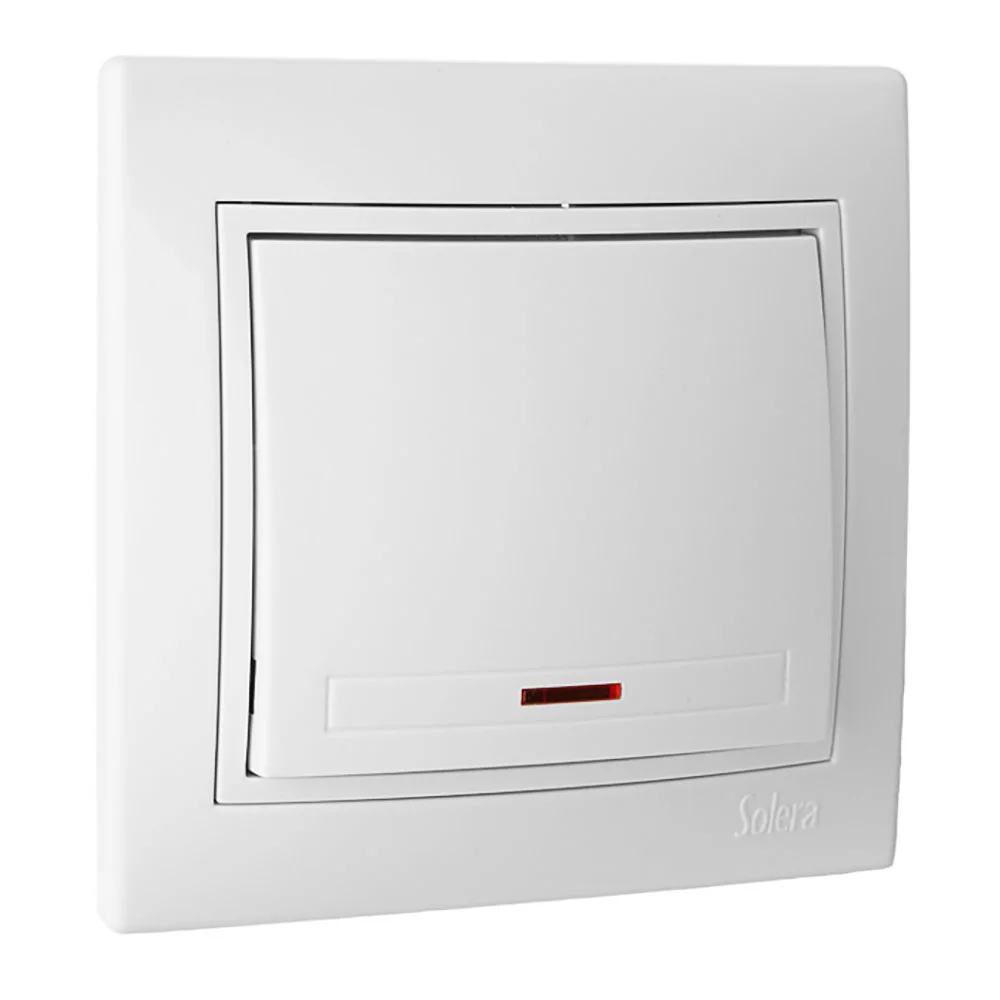 Bot&atilde;o Campainha Luminoso 10a 250v Erp04ilu S&eacute;rie Europa Solera Erp04ilu