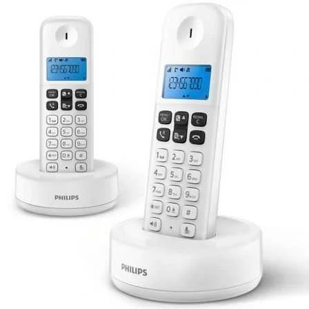 Pack 2x Telefone S/ Fios Duo D1612w/34 Branco - Philips