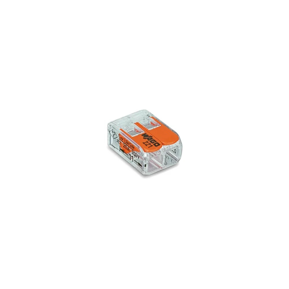 Conector de Emenda Compacto 2 X 0,2 - 4 Mm&sup2; para T