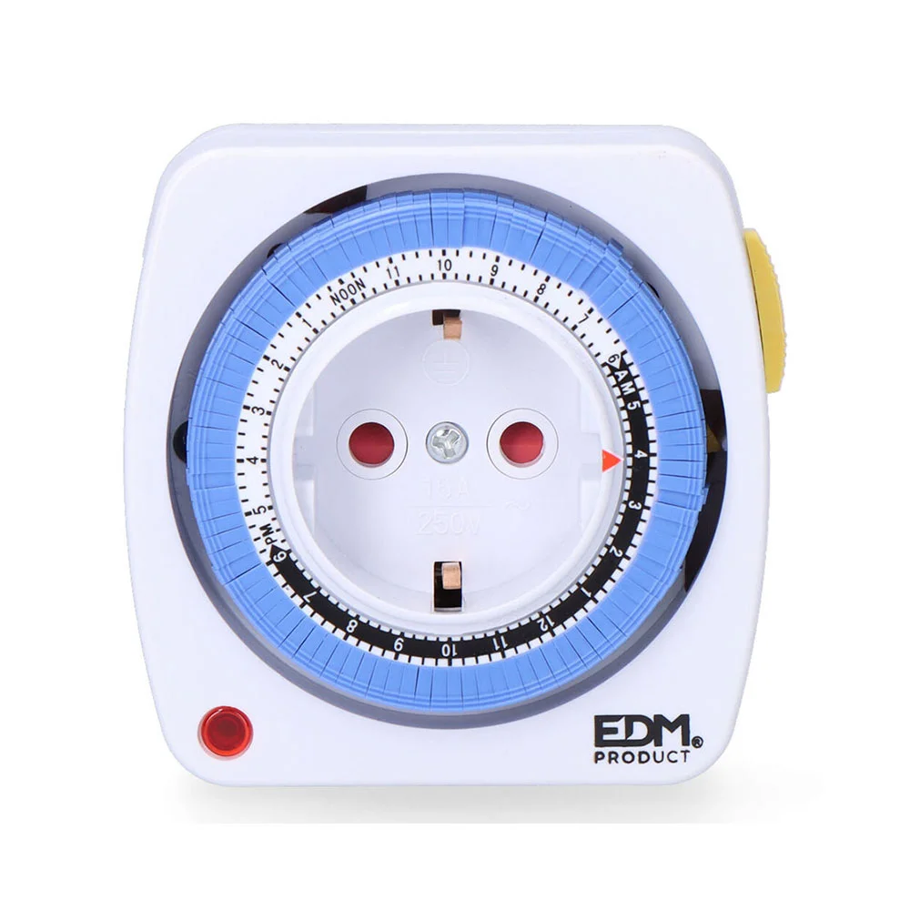 Programador Di&aacute;rio Compacto Econ&ocirc;mico 250v 16a Edm