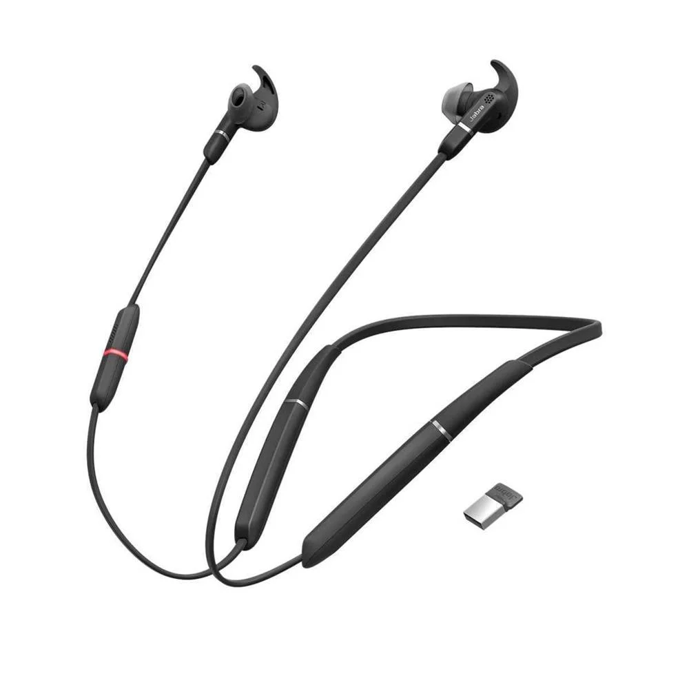 Jabra Evolve 65e Ms & Link 370 Auscultadores Sem .
