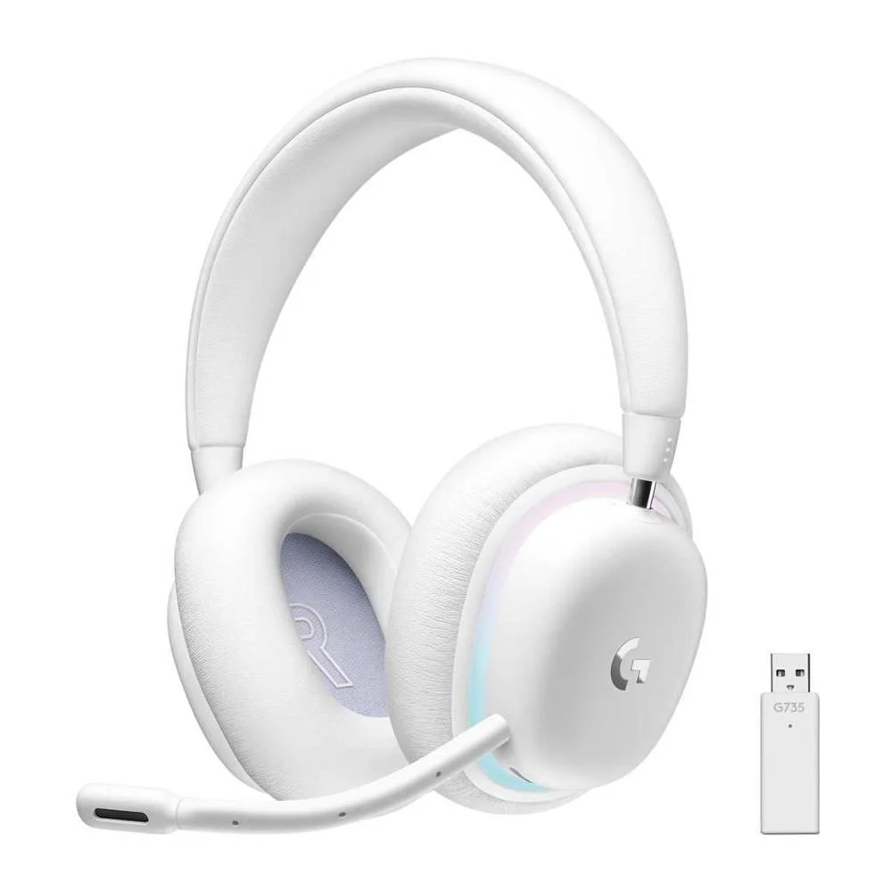 Logitech G735 Gaming Headset White 981-001083 5099206097520