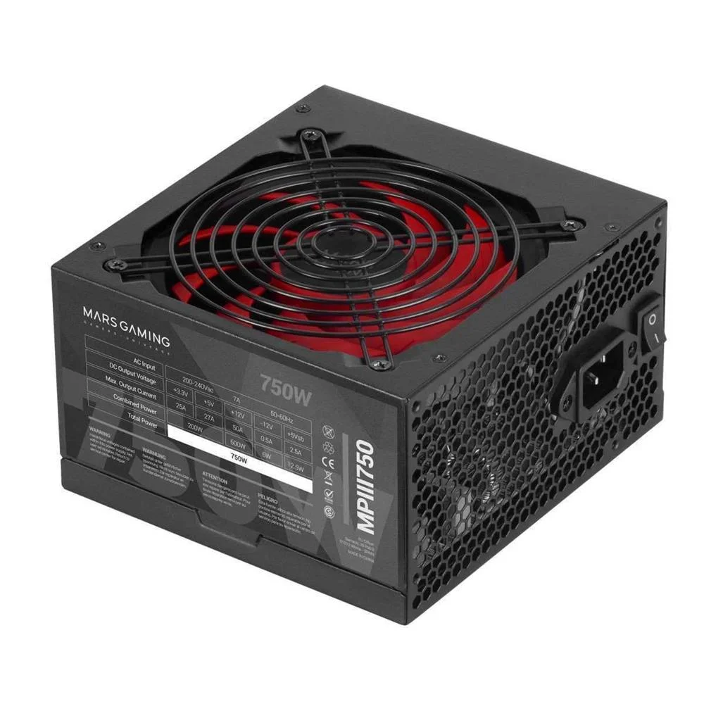 MARS GAMING MPIII750 FONTE DE ALIMENTA&Ccedil;&Atilde;O 750 W 2.