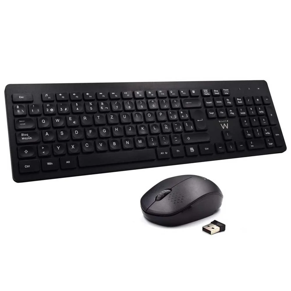 Ewent Ew3256 Teclado Rf Inal&aacute;mbrico Qwerty Espa&ntilde;o.